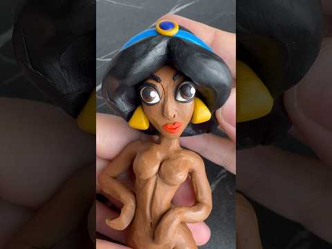 I made a Princess Jasmine🐒Disney🐒Aladdin#aladdin #princess #disney #plasticinerelax