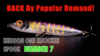 Heddon One Knocker Spook Number 7 - Lurenet Paint Shop (Custom Painted Lures)