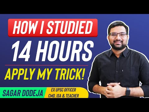 How I Tricked Myself into 14 hours of Study Daily | Focus and Concentrate For Long Time in Studies