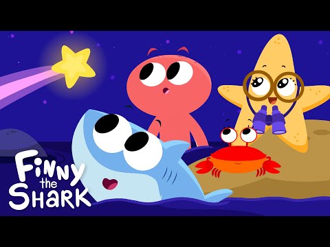 Twinkle Twinkle Little Star | Bedtime Song for Kids | Finny The Shark