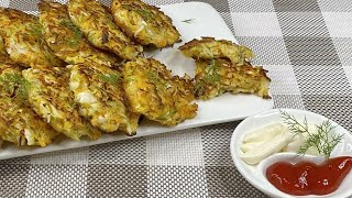 Yummy scrumptious cabbage fritters