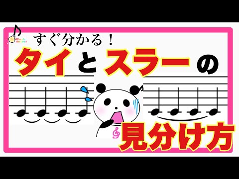 【初心者向け】タイとスラーの違い【音大卒が教える】