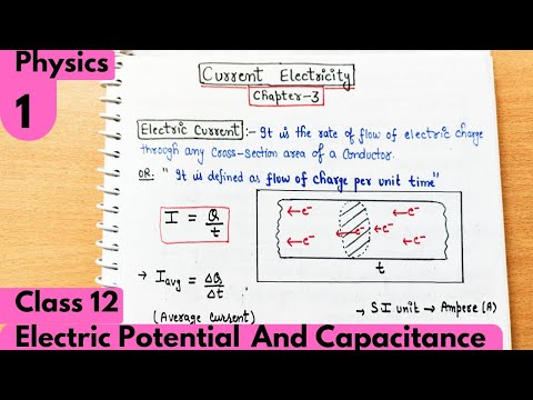 1) Electric current| Current carriers| Current Electricity Chapter-3 Class12 Physics #neet #jee