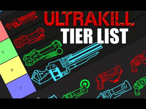 ULTRAKILL SPEEDRUNNERS WEAPONS TIERLIST!