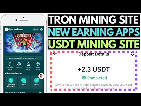 New USDT Mining Website | Best TRON Earning Apps in 2024 | USDT Grab Earning Platform Today