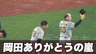 【岡田さんCS絶対に勝とうな！！ハマスタ最終戦で勝利しレフトスタンドに挨拶に行く阪神の選手達！】阪神対横浜