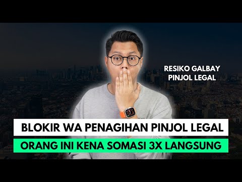 BLOKIR WA PENAGIHAN PINJOL LEGAL, ORANG INI KENA SOMASI 3X LANGSUNG, RESIKO GALBAY PINJOL LEGAL