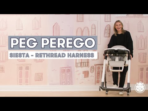 Peg Perego Siesta High Chair | How to Rethread Harness