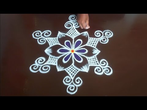 kaarthigai madam special Rangoli ||padi kolam designs|| simple rangoli||5*1 dots muggulu