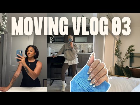 MOVING VLOG 03 📦  | unpacking, why I moved, grocery shopping, cooking, & more  | Faceovermatter