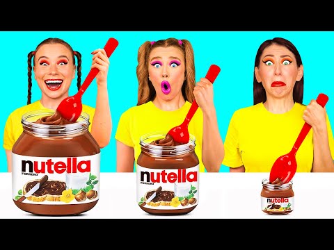 Big, Medium and Small Plate Challenge | Awesome Kitchen Tricks by BaRaDa Challenge