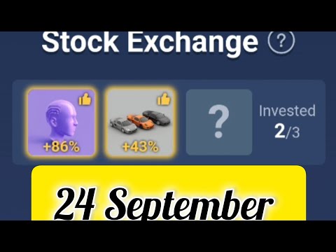 x empire investment fund 24 september | today combo | stock exchange