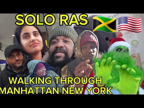 Solo Rasta ❗️went to the dentist in Manhattan-new york City then took a walk through the area 🇯🇲🇺🇸