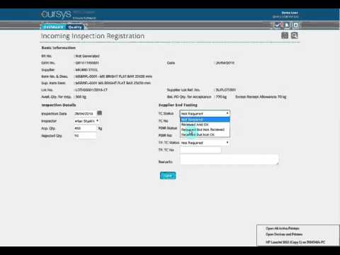 How to register IIR for pending GRN Line