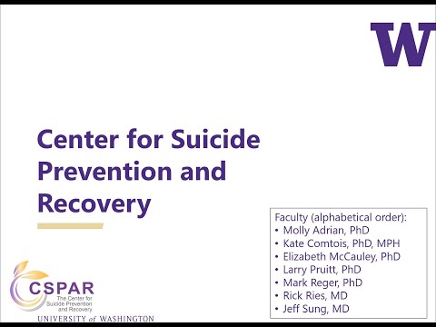 Center for Suicide Prevention and Recovery