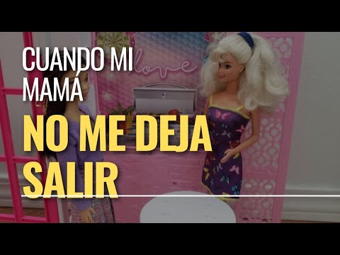 Mi Mamá no me deja salir con mis amigos @LosJuguetesdeTiti @JuguetesyColores #barbie #viral