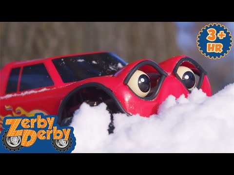 Holiday Special Cars Racing | Vehicle Videos For Kids | Full Episodes | Zerby Derby