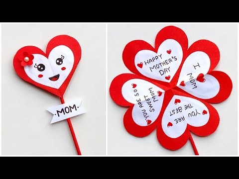 Easy and Beautiful Mother's day card making 2024 / How to make Mother's day greeting card