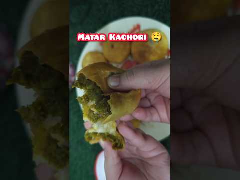 Matar Kachori gol gol 🤤#viral #food #indianfood #trending #recipe #youtubeshorts #shortvideo #shorts