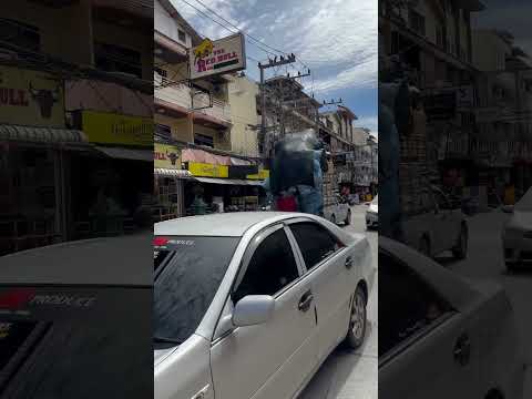 Pickup truck carrying huge load | Thailand #travel #pickuplines #thailand