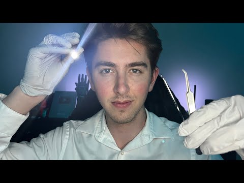 ASMR Dermatologist Skin Exam but he's kinda rude