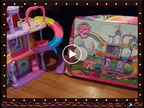 Castillo nuevo de Little pony mágico de arcoiris/ little pony cattle toys magic cattle of rainbow