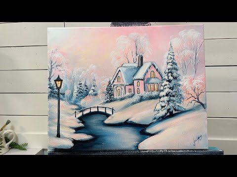 How To Paint PINK COTTAGE