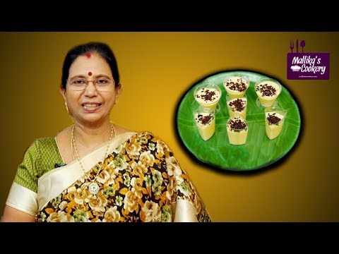 MANGO MOUSSE - EGGLESS : Mallika Badrinath Recipe | Dessert Recipes