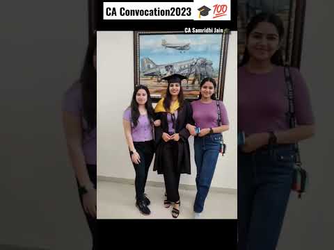 CA🎓 Convocation 2023| CA Samridhi Jain💯💫 #camotivation