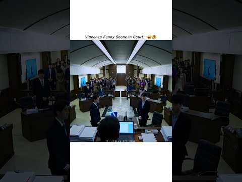 Vincenzo funny scene in court 😅😂 Wait for end 😝 Vincenzo #shorts #kdrama #vincenzo