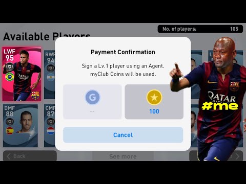 NEYMAR🙂💔 BARCA PACK OPENING PES 2021 MOBILE