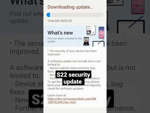 Samsung Galaxy S22 January Security Update #southafrica #shorts #viral