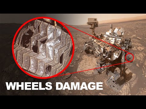 Curiosity Rover's Wheels Wearing Out - Wheel Damage Getting Worse