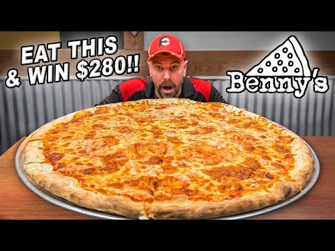 Win $280 by Beating Benny’s 28” Pizza Challenge Within 28 Minutes!!