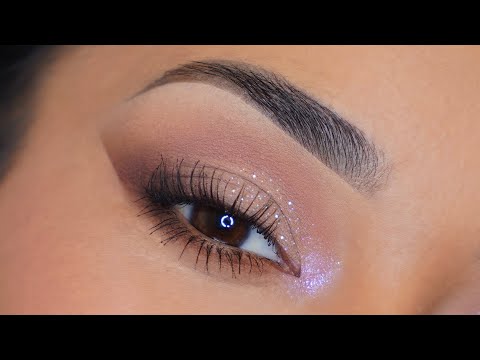 Maquillaje Sencillo Con Brillantina Morada | PRINCIPIANTES