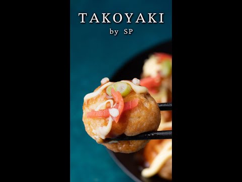 How to make TAKOYAKI 🐙 explained in 1 min #shorts