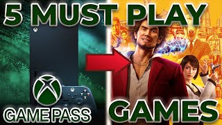 5 MUST PLAY Games on Xbox Game Pass!