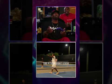 Gilbert Arenas loses it On his friend Cheering for the OPP