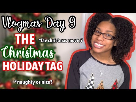 THE CHRISTMAS HOLIDAY TAG | Vlogmas Day 9 | Christmas Q&A 🎄