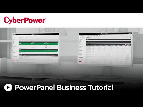 CyberPower PowerPanel Business Installation VMware Tutorial Video