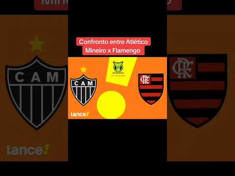 Confronto entre Atlético Mineiro x Flamengo #atleticomineiro #flamengo #brasileirão2024