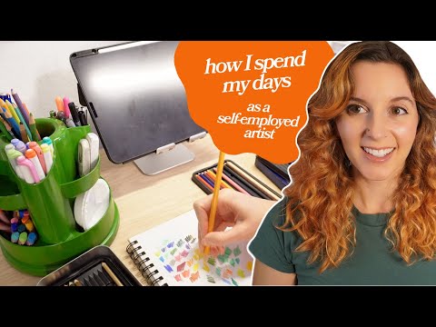 artist vlog | drawing challenge, artist dates, doing a podcast