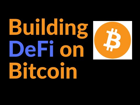 Building DeFi on Bitcoin