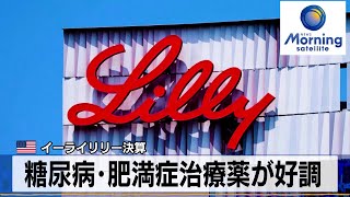 米イーライリリー決算　糖尿病･肥満症治療薬が好調【モーサテ】（2024年2月7日）