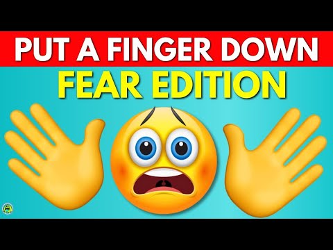 Put A Finger Down If Fear Edition 😱 | Put A Finger Down If Scared Quiz TikTok | Quiz Monster