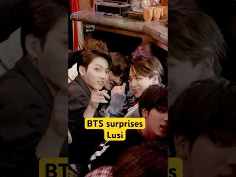 BTS surprises Zhao Lusi #bts #jungkook #jimin #zhaolusi #kpop #achowtv