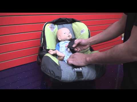 Evenflo Embrace Car Seat: Learn to Place and Buckle Child into Car Seat Correctly