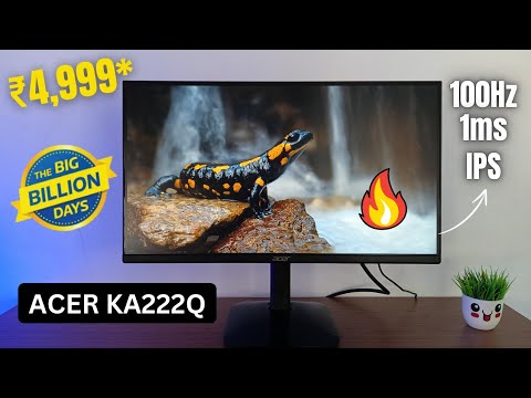 The Best Monitor under ₹5000⚡️| Acer KA222Q Honest Review After 100 Days of Usage !