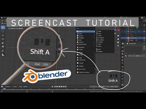 Blender 3D - How To Display Keys Pressed in Blender