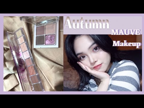 秋季冷紫色妝容 🍂🔮Autumn cool toned makeup | romand 韓服眼影, peripera all take mood palette| Film by Sannn.珊